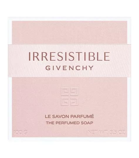 givenchy soap|The Perfumed Soap IRRESISTIBLE .